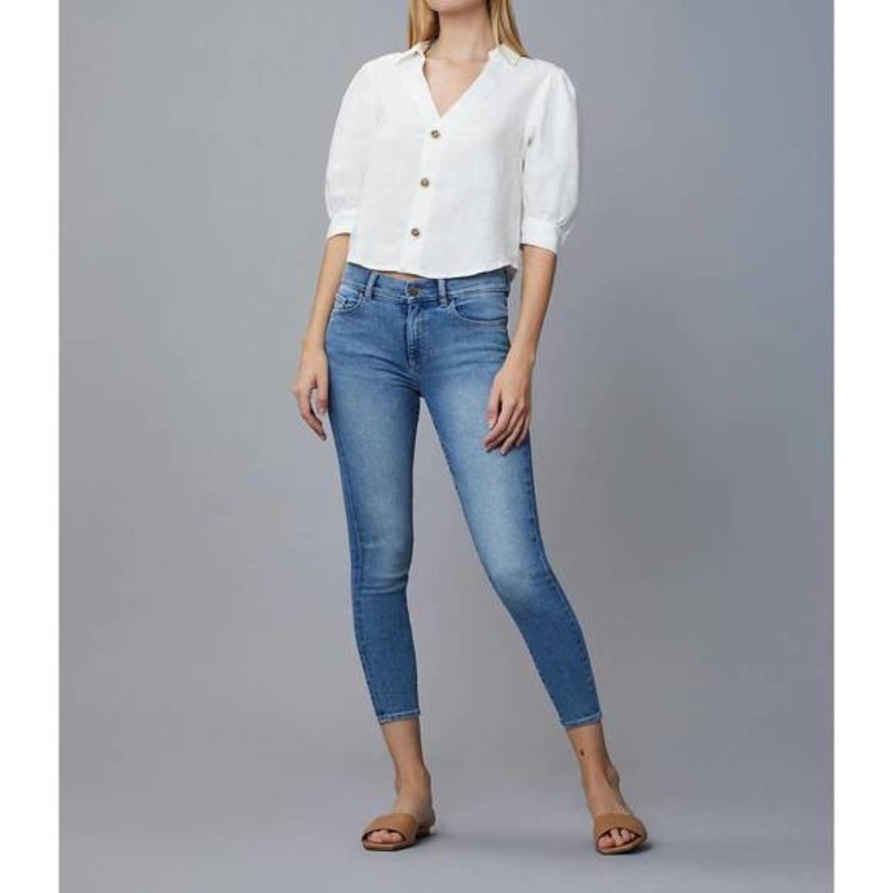 DL1961 - Florence Skinny Mid Rise Jean in Light